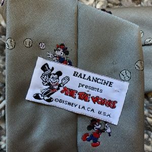 Balancine Mickey Mouse Baseball Tie